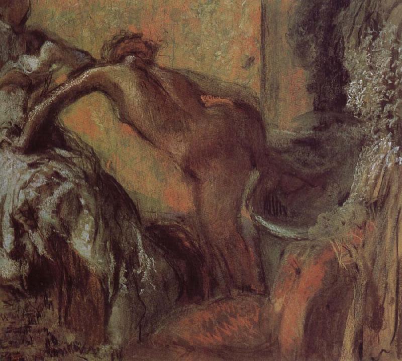 Edgar Degas After bath